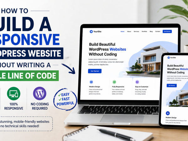 Learn how to build a fully responsive WordPress website without coding using modern tools, smart design practices, and beginner-friendly workflows.